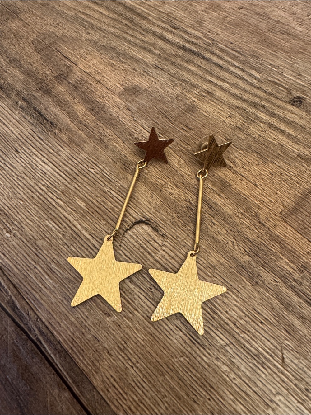 Gold Star Drop Earrings - Women Jewelry Earrings